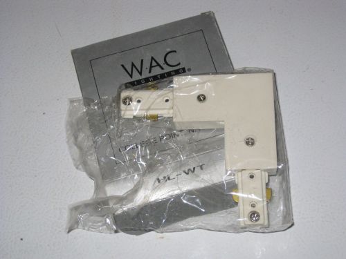 NEW IN BOX WAC Track Lighting # HL-WT L  ANGLE CONNECTOR Coupler White