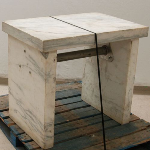 White &amp; Gray Granite Table 3&#034; Thick 35&#034;L x 24&#034; W x 31&#034; H