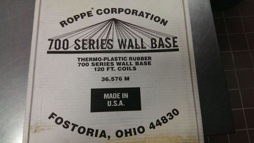 Roppe Contractor Series Vinyl Wall Base 4&#034; x 100&#039; x .125&#034; Dark Grey  HC40C73P150