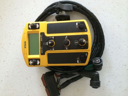 Trimble cat cb420 laser / sonic machine control display with harness for sale