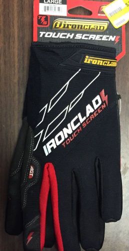 &#034;NEW&#034; Ironclad TSG-04-L Touchscreen Glove      Large