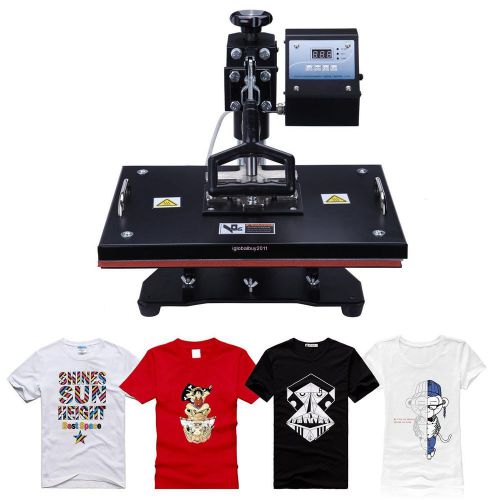 5 in 1 heat press machine transfer sublimation t-shirt mug cap plate us stock for sale