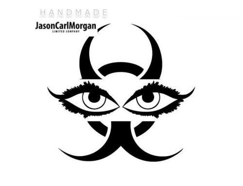 JCM® Iron On Applique Decal, Eyes Black