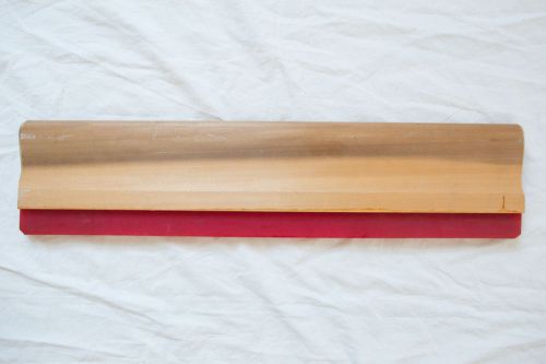 SILKSCREEN Printing Squeegee 24&#034; Long - professionally made unused rubber