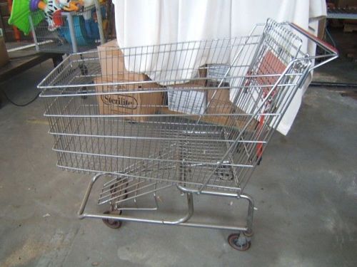 Lot of 30 Large Steel Ikea Shopping Carts - grocery store retail supermarket