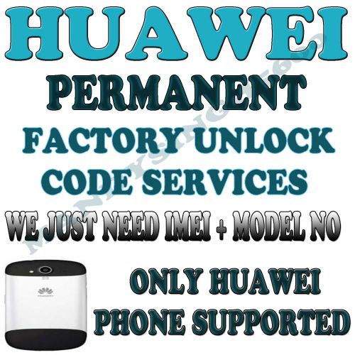 Public-Mobile canada factory unlock code Huawei Ascend Y300 Ascend Y330 Y530