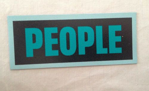 DIESEL be stupid promotional campaign large block text magnet swag blue PEOPLE