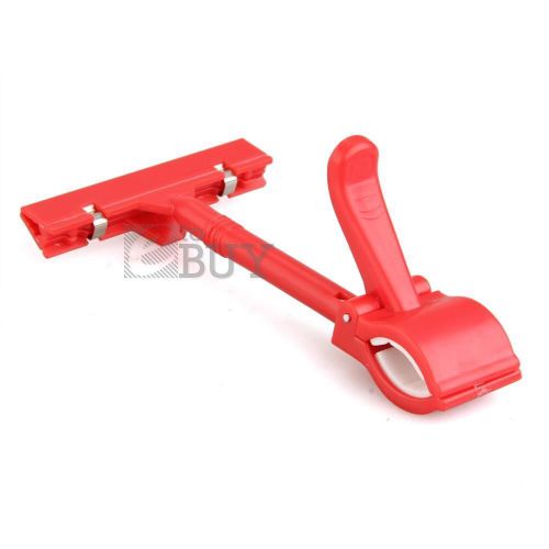 Merchandise Retail Sign Card Price Tag Pop Display Holder Clip Clamp Red