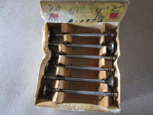 Oliver tractor 70 BRAND NEW (6)  exhaust valves N.O.S.