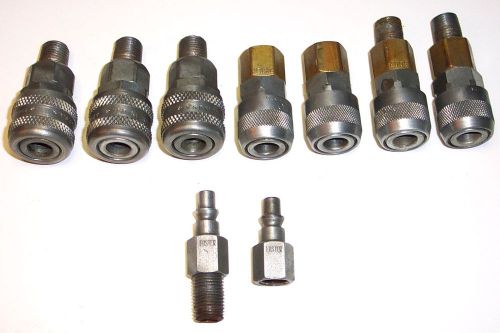 Industrial air line fittings quick disconnects aro foster 210 usa made for sale