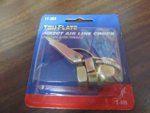 Tru-flate direct air line chuck with clip #17-353 new for sale