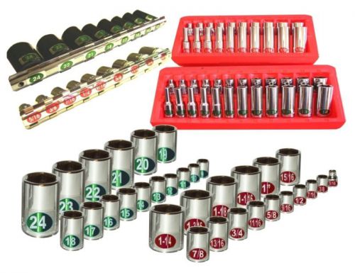 Chrome socket labels for tourque wrench socket sets for sale