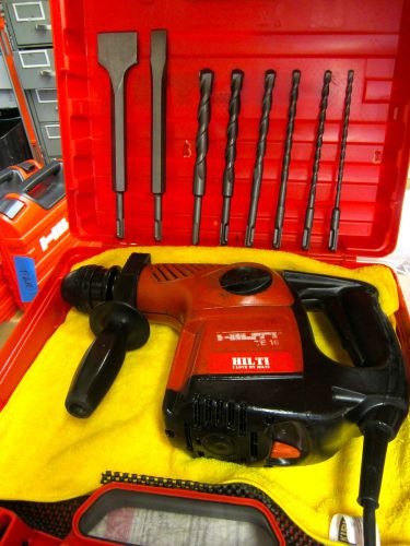 HILTI TE 16 HAMMER DRILL, IN GOOD CONDITION,FREE BITS AND CHISELS, FAST SHIPPING