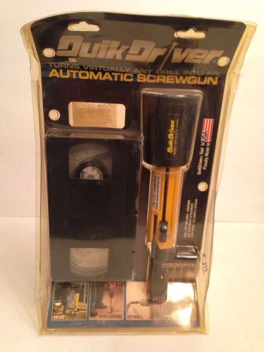 Quik Driver Automatic Screwgun Attachment New In Sealed Pack Tools Decks Drywall