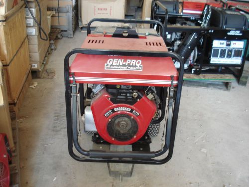 Gasoline powered gillette generator, 12500 watts, model gpn 125e, 36 hrs, used for sale