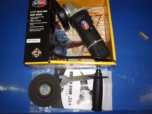 NEW ALL-POWER 4-1/2&#034; ANGLE GRINDER