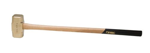 ABC Hammers Brass Sledge Hammer, 12-Pound, 32-Inch Hickory Wood Handle, #ABC12BW
