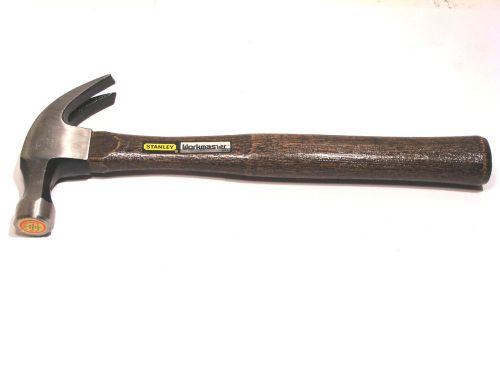 Nos stanley usa pro workmaster 16oz. hickory nail hammer w/curve claw #51-416 for sale