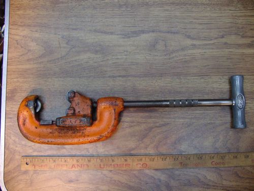 Old Used Tools,Ridgid No. 2 Heavy Duty 1/8-2&#034; Pipe &amp; Tubing Cutter,Excellent