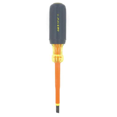 Insulated Screwdriver, Slotted, 1/4 x8-1/4 35-9150
