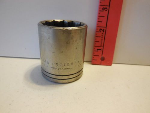 PROTO Professional 1/2&#034; Drive 1-1/2in. 12 Point Socket No.5448  **USA**