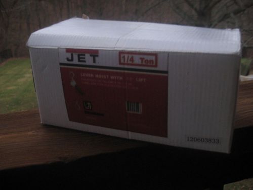 Jet lever hoist come along 1/4 ton 10ft chain model jlh-25-10 brand new in box for sale