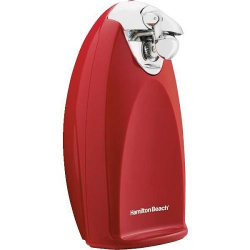 Hamilton Beach Classic Chrome Heavyweight Electric Can Opener-RED TALL CAN OPENE