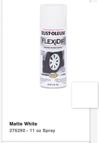 Paint Dip Plasti Flexi White11oz Spray Can Removable Rubber Coating Rust-oleum