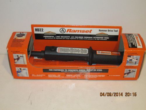 RAMSET HD22 POWER ACTUATED TOOL-FREE SHIPPING-BRAND NEW IN SEALED PACKAGE!!!!!!!