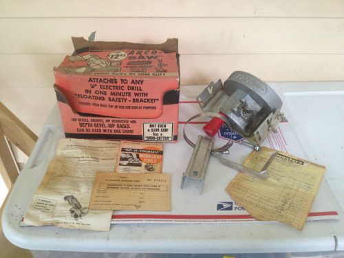 Arco-saw vintage works good 1950s  arrow-metal-co+box no.456 complete drill for sale