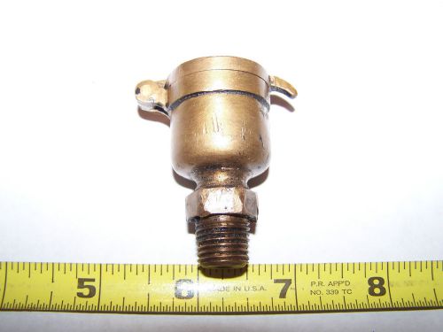 Old IHC Famous Titan Hit Miss Gas Engine Brass Camshaft Oil Cup Steam Tractor