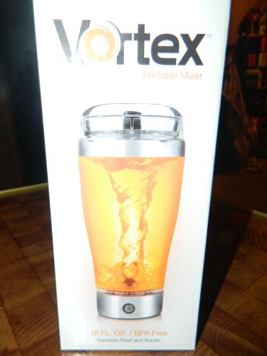 Vortex Portable Mixer 18 FL. OZ, Battery Shake Protein Shaker Blender