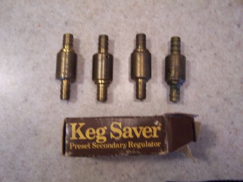 Beer in line Keg saver, secondary regulator