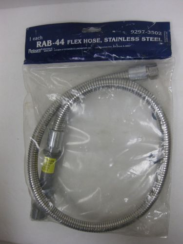 RAB-44 Stainless steel flex hose # 9297-3502 for pre-rinse sprayer New