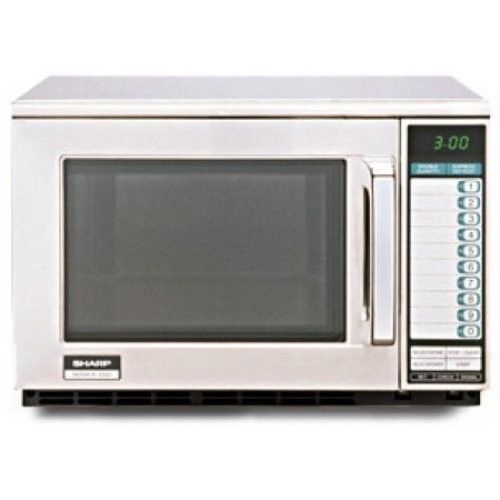 NEW Sharp R-23GT Heavy Duty Stainless Steel Commercial Microwave Oven