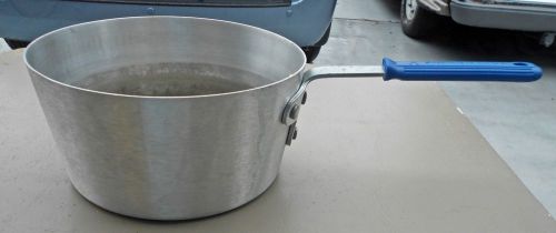 Lincoln wear-ever pot with blue rubber handle 8.5 qt