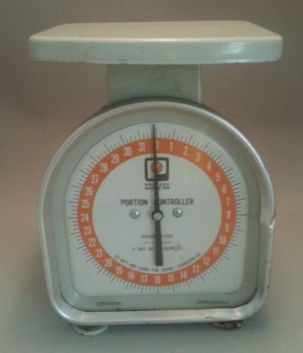 Vintage1977 Pelouze Portion Controller Kitchen Scale Manual 2lbs X 1/4oz ounce