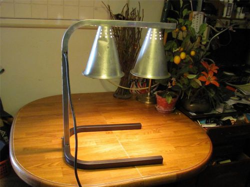 COMMERCIAL CARLISLE INFRA RED FOOD WARMER-2BULB #HL7237-VERY GOOD USED COND
