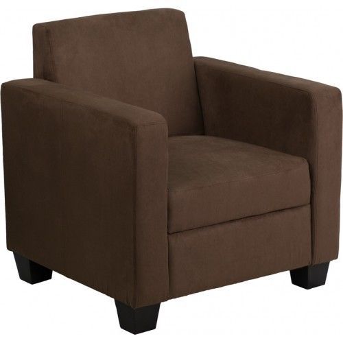 Flash Furniture Y-H902-1-CHOC-BN-GG Grand Series Chocolate Brown Microfiber Chai