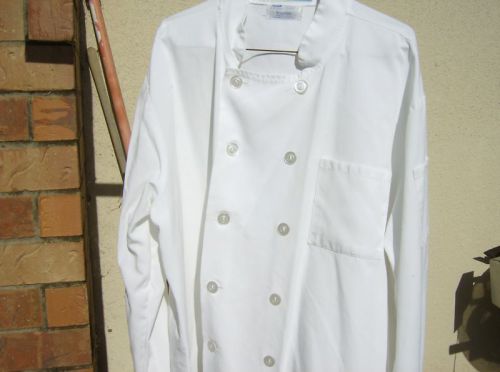 Chef Coats 2 White size Medium $12.00 for Both Coats