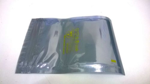 10 X Silver Anti Static Shielding Bags ESD Ziplock 4&#034; x 6&#034;/100mm  x 150mm