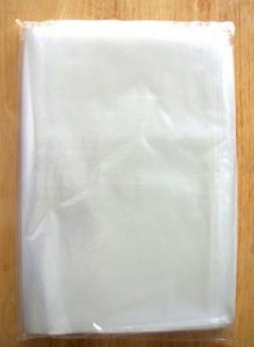 100 CLEAR 10 x 14 POLY BAGS 1 MIL PLASTIC FLAT OPEN TOP AND 100 TWIST TIE