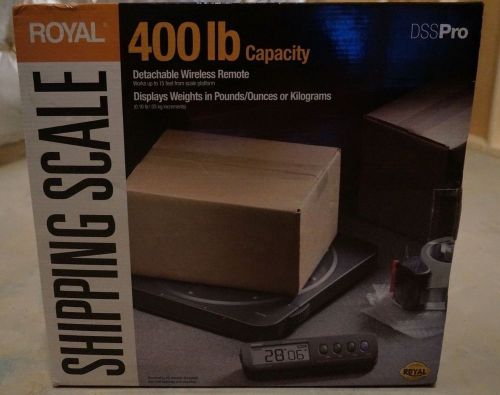 Scale Shipping 400 pound capacity Royal DSSPRO Mailing Accurate