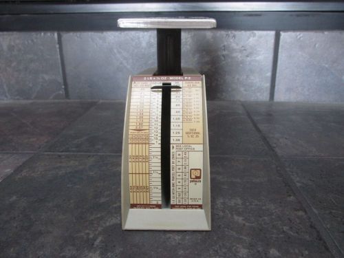 PELOUZE 1980 Postal Scale Model P-2  2 lbs.x .5 oz  Made in USA