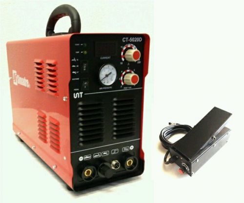 Simadre unt ct5020d 50 amp plasma cutter 200 amp tig arc mma welder w foot pedal for sale