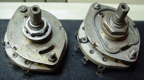 Rotary Switch NOS DP3T Momentary Left and Right of Center Ceramic Wafer