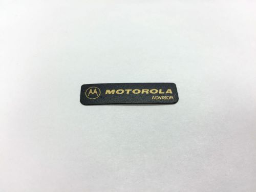 Motorola ADVISOR Pager Replacement Front Label Model 33-62741A07 *OEM*