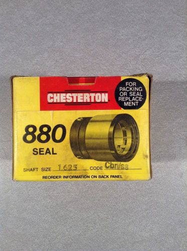 NEW CHESTERTON 880 SEAL SHAFT SIZE 1.625  CODE CBN/SS