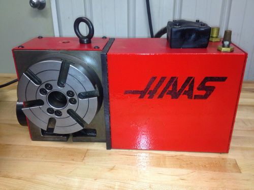 VIDEO Haas HRT160 Rotary Table 4th Axis Vf Vmc Milling Cnc Mill Indexer 17pin