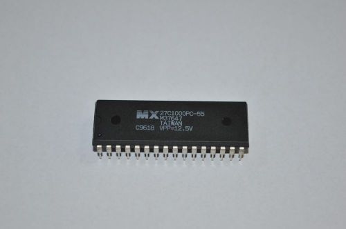 1PCS MACRONIX MX27C1000PC-55 1M-BIT [128K x 8] CMOS EPROM PDIP 32P